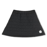 Black Quilted Skirt