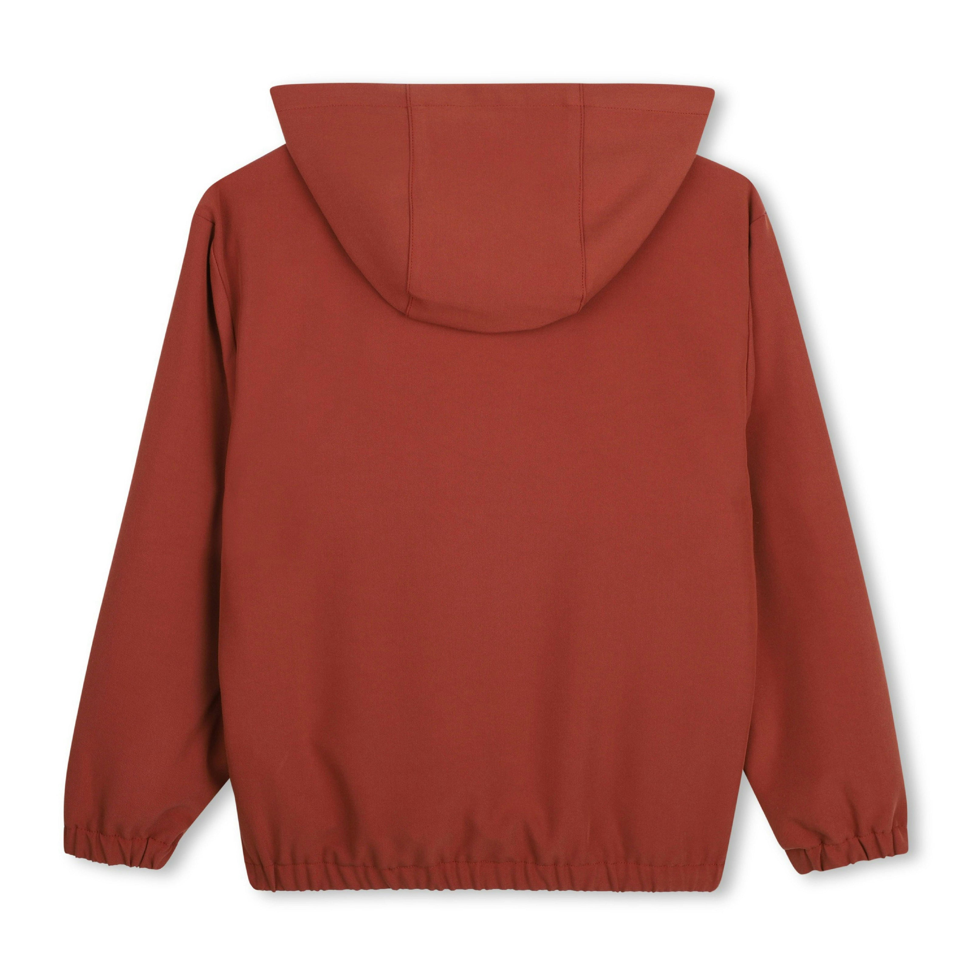 Crimson Rust Half-Zip Hoodie