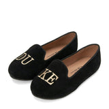 Milo Velvet Round Toe 'DUKE' Embroidered Loafers