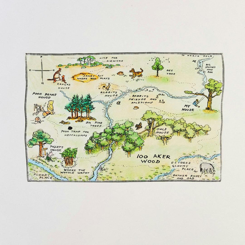 Sarah's Silks 100 Aker Woods Seek & Find Playsilk for Maisonette