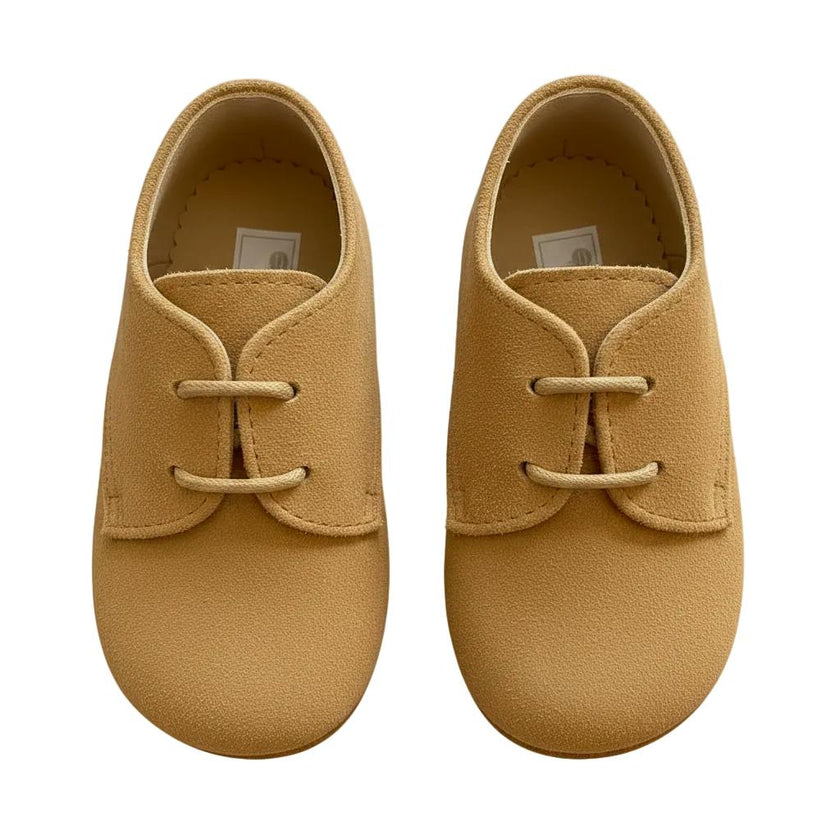 Chipper Pre-Walker Baby Shoes - Camel Suede