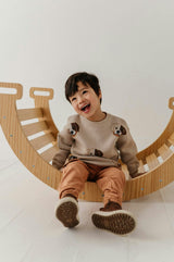 Boys Knit Sweater in Puppies