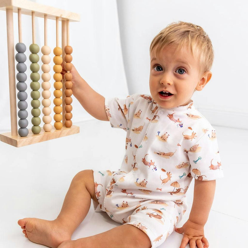 Beach Dogs Pima Cotton Short Romper