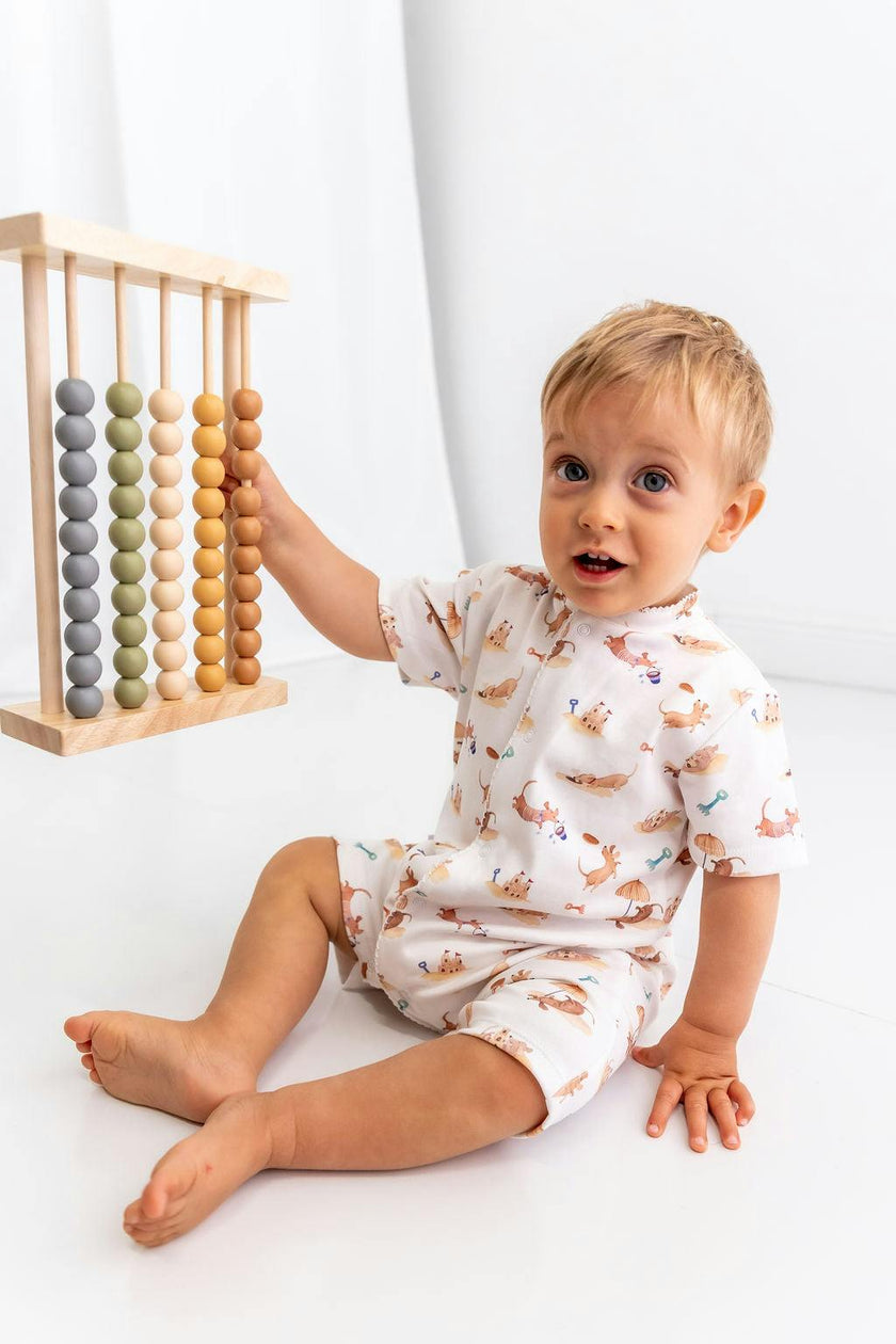 Beach Dogs Pima Cotton Short Romper