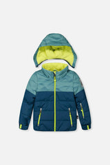 Two Piece Play Snowsuit Greyish Blue And Navy With Greyish Blue Pants