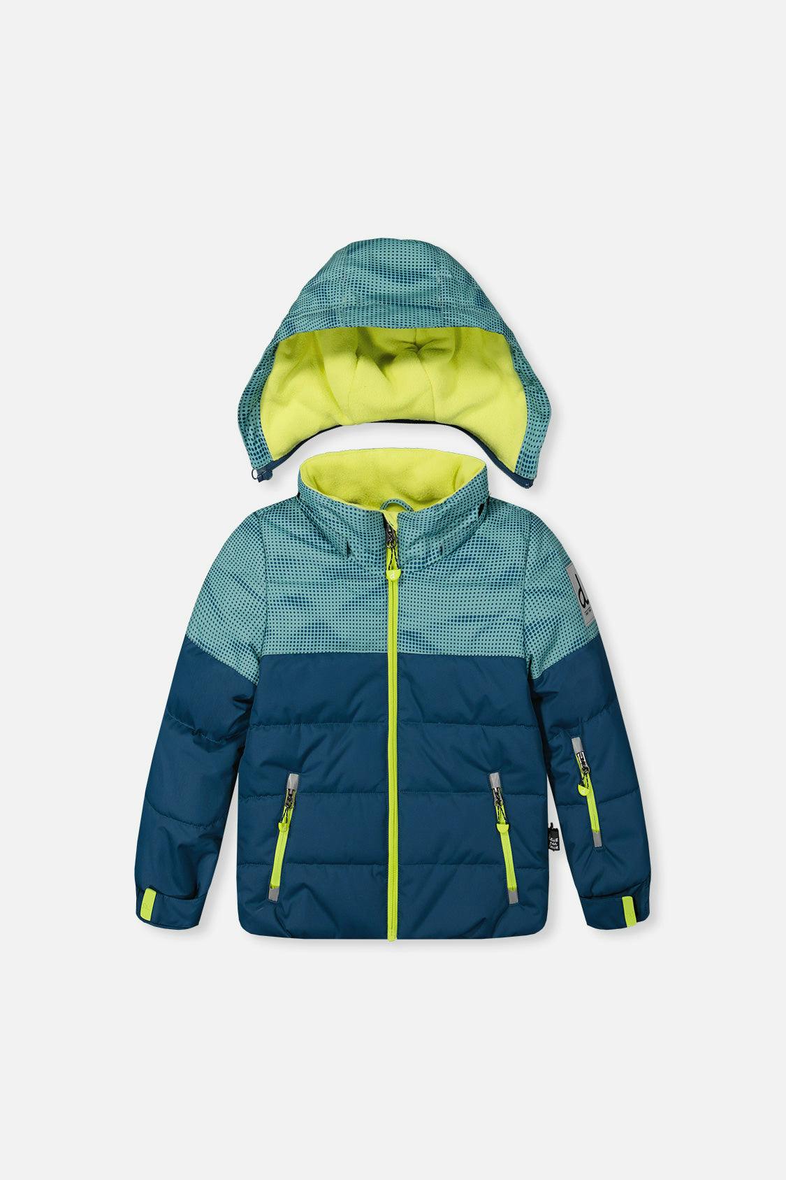 Two Piece Play Snowsuit Greyish Blue And Navy With Greyish Blue Pants