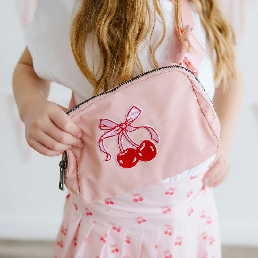 Cherry Coquette Patch Belt Bag