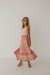 Tiered Maxi Skirt Ava Floral