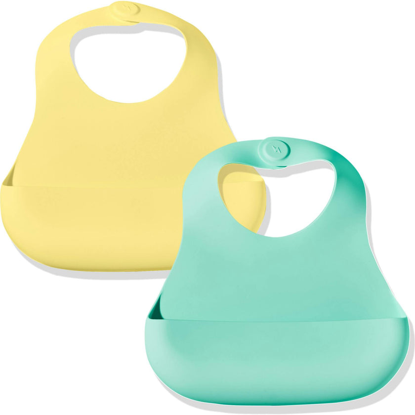 Magnetic Silicone Bib 2-Pack
