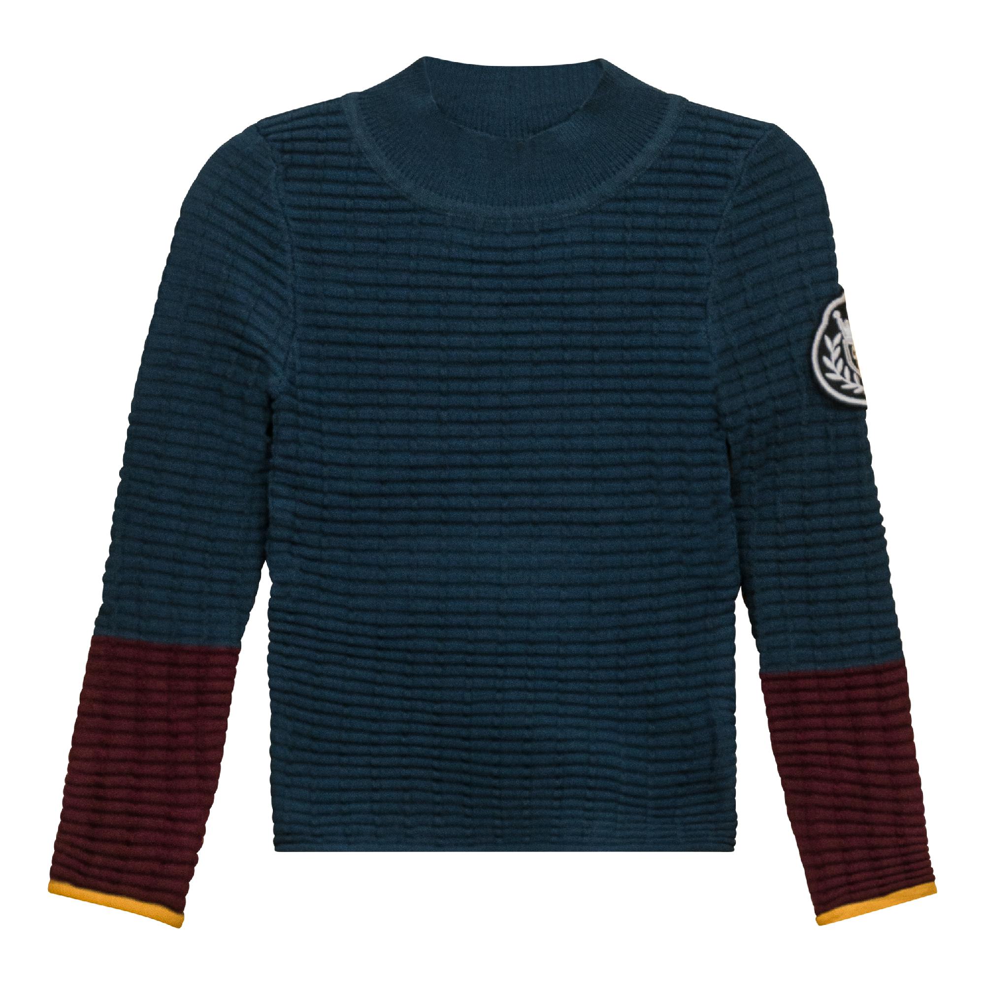 Mock Neck Ribbed Top