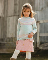 Corduroy Skirt with Cargo Pockets