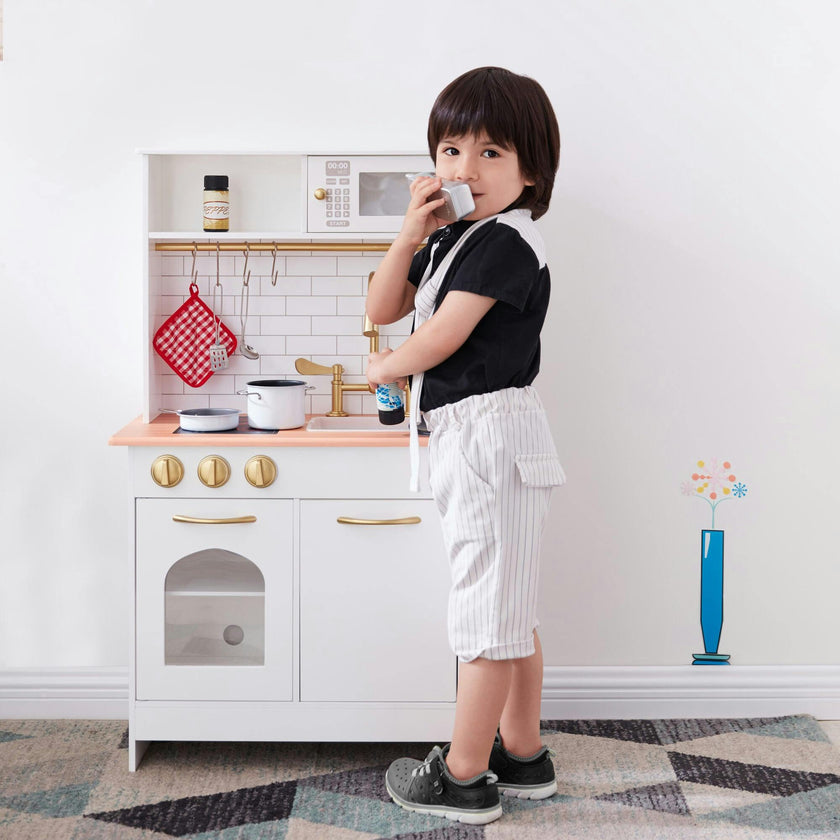 Teamson Kids Little Chef Boston Wooden Play Kitchen