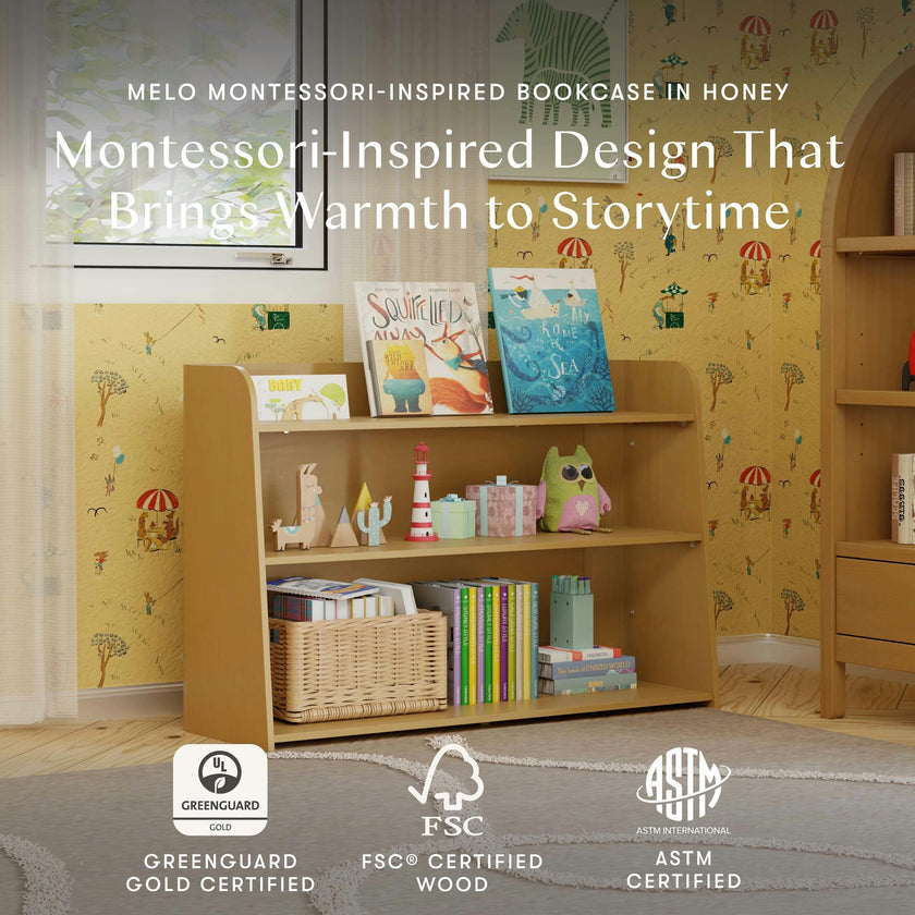 Babyletto Kids Melo Montessori-Inspired Bookcase