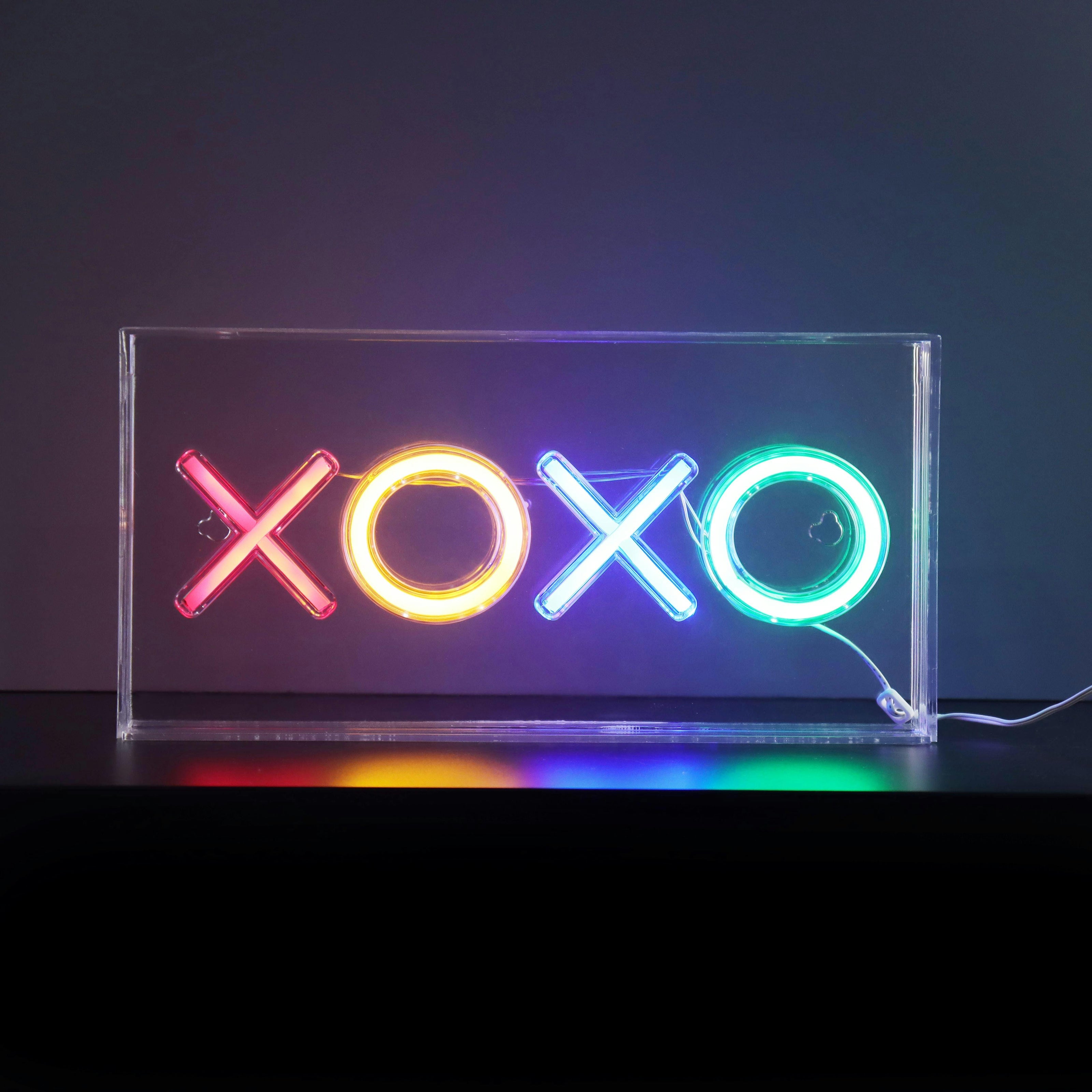 Neon Art Desktop /Wall Sign-XoXo