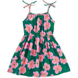 Tie Shoulder Twirl Dress, Red