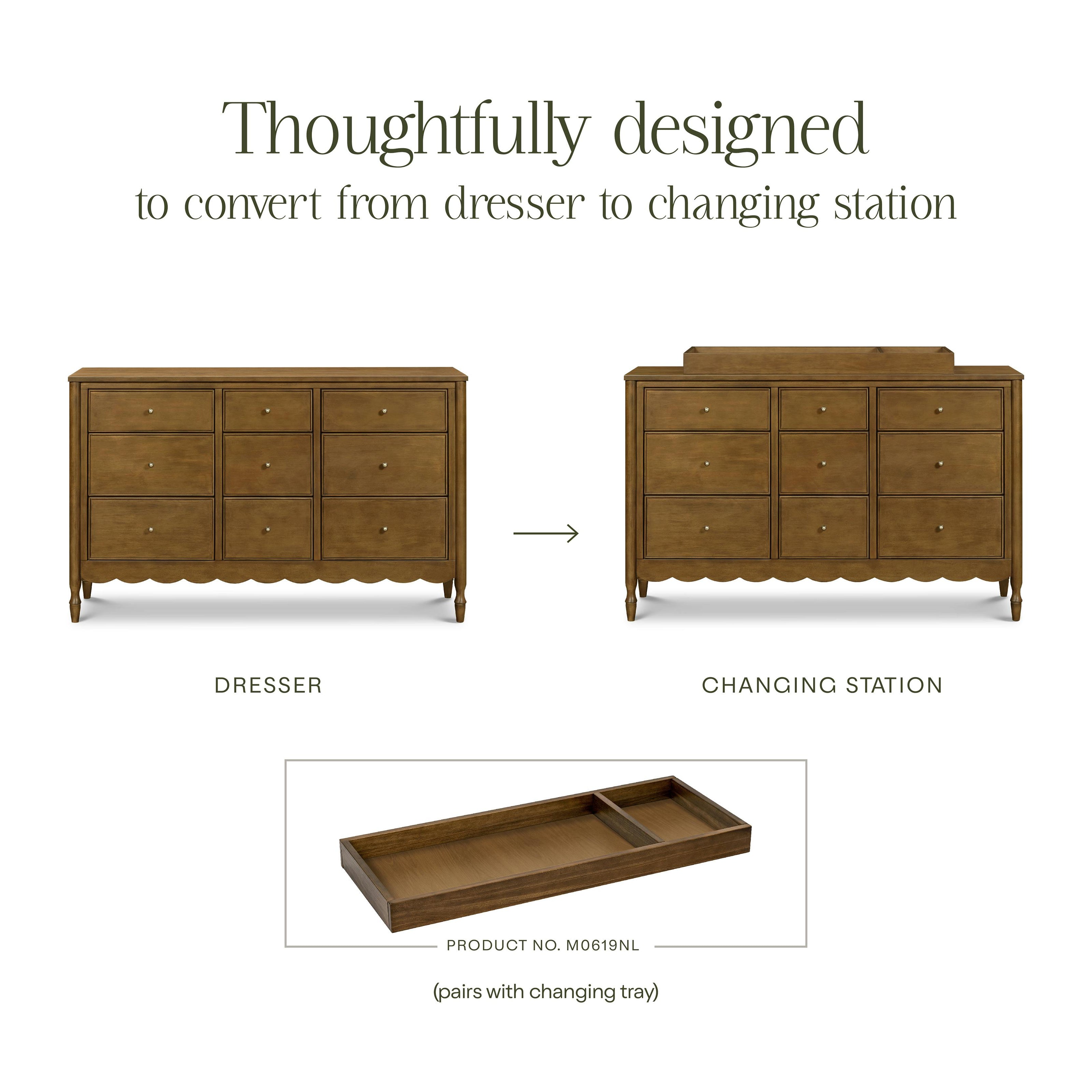 Ambrosia 9-Drawer Wide Assembled Dresser (56