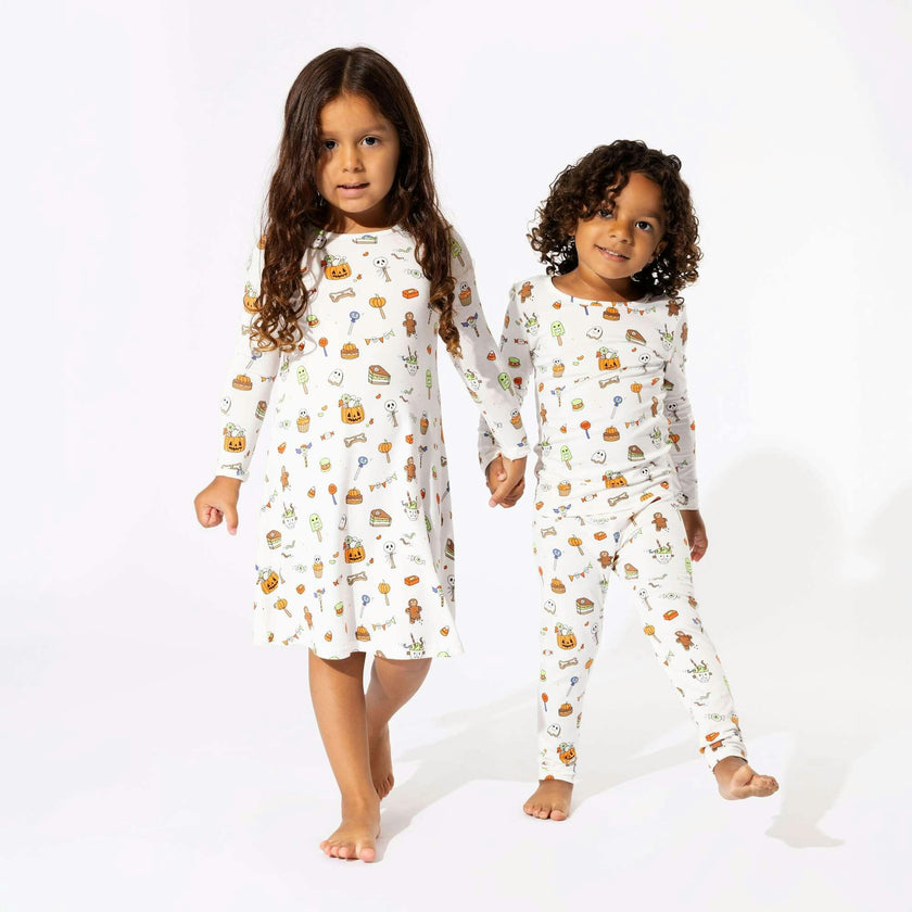 Halloween Treats Bamboo Kids Pajamas