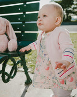 Cotton Knit Button Front Cardigan