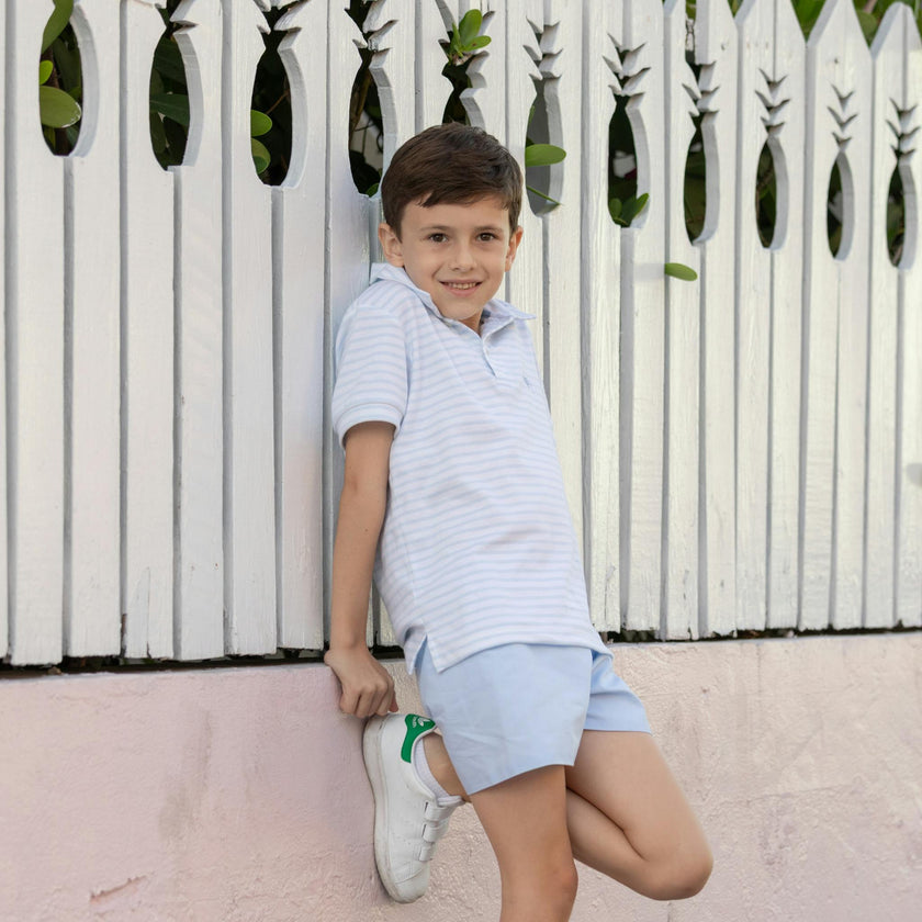 Robert Shorts in Bailey's Bay Blue