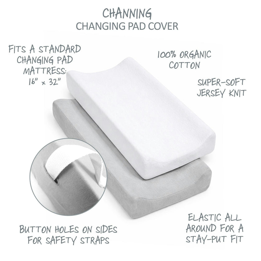 CHANNING 2-Pack Changing Pad Cover