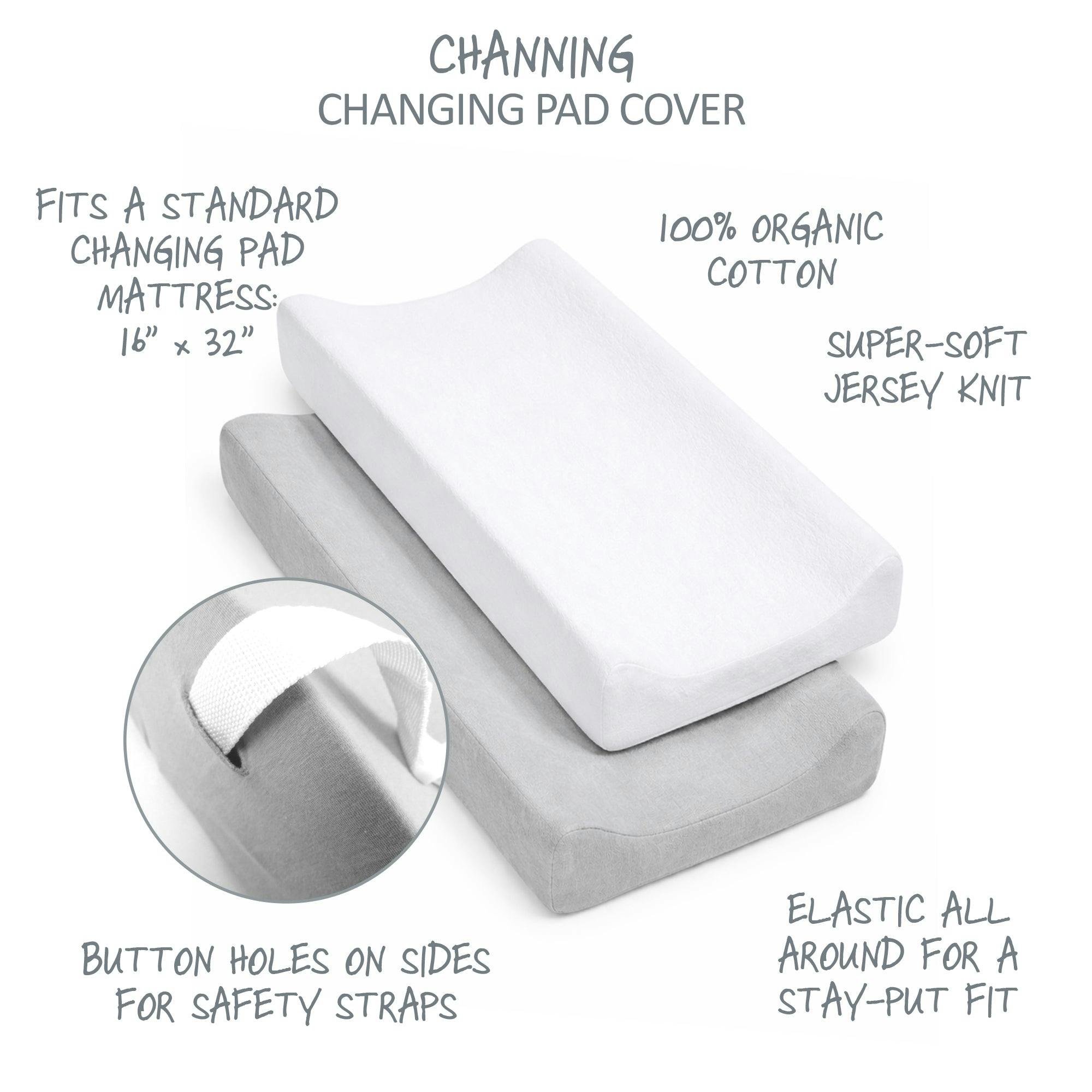 CHANNING 2-Pack Changing Pad Cover
