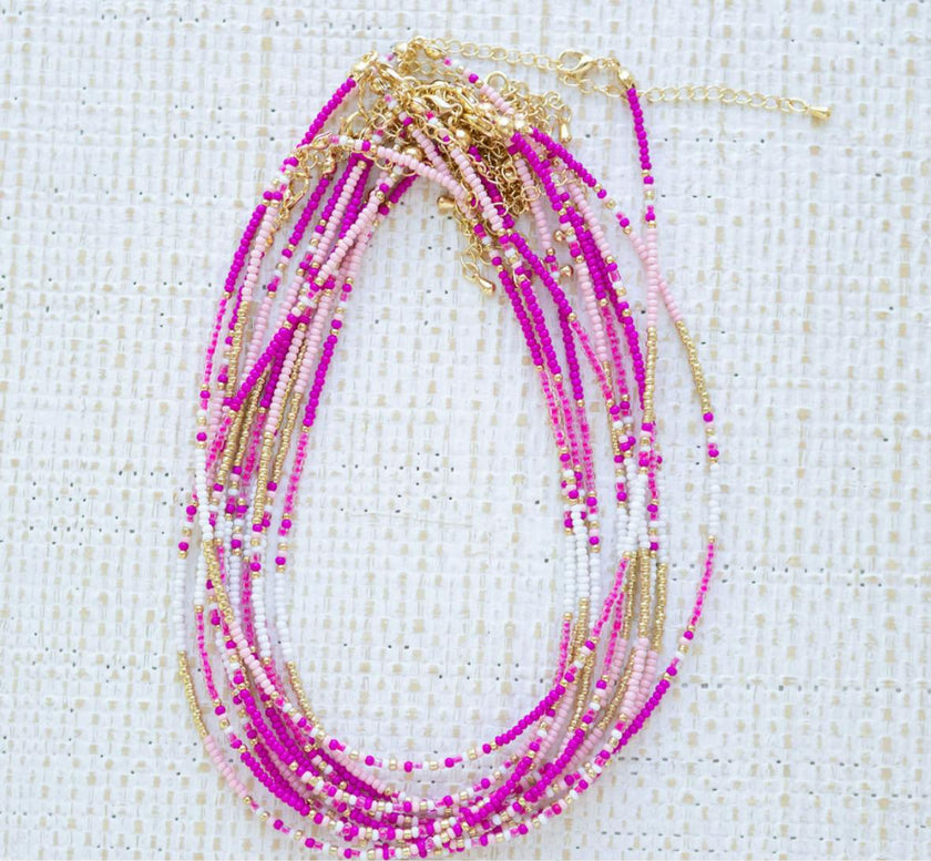 Kokomo Tiny Beaded Necklace