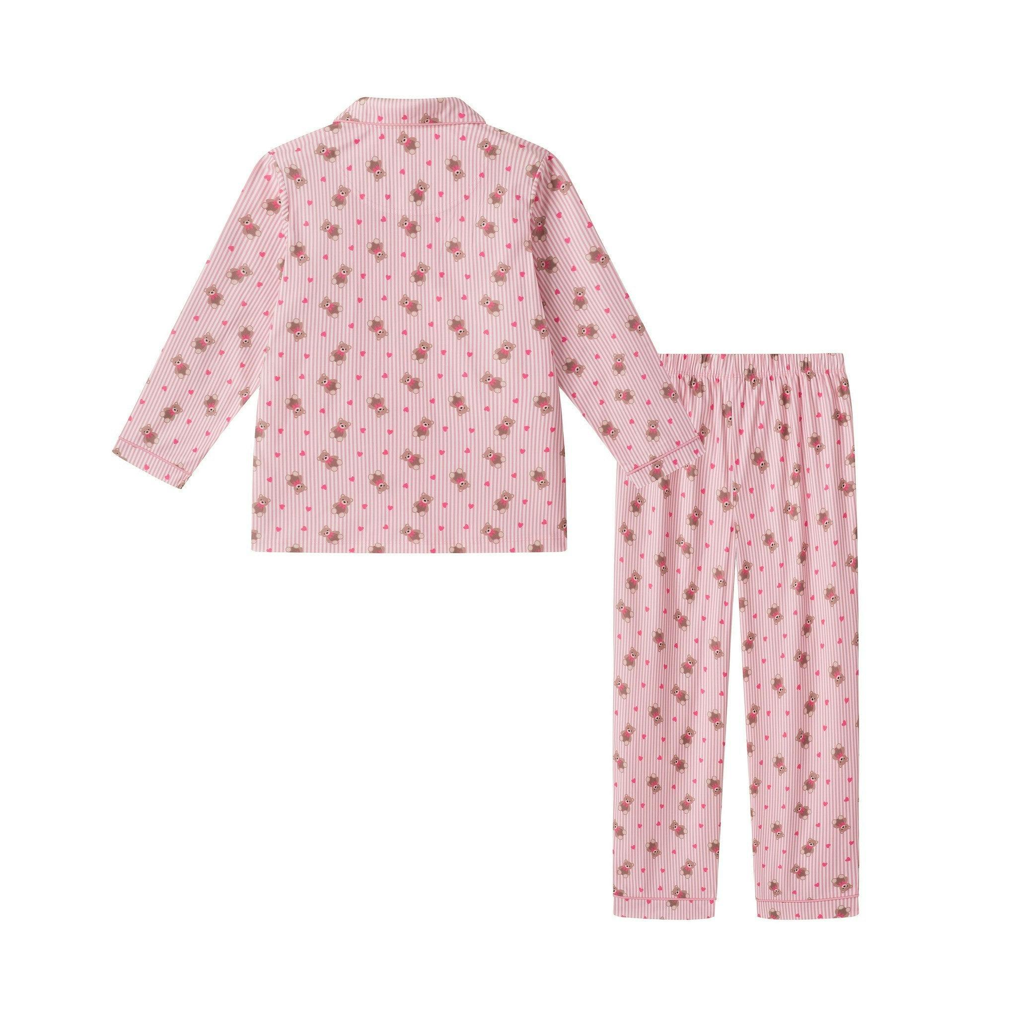 Girls & Tween Pajama Set | Teddy Hearts