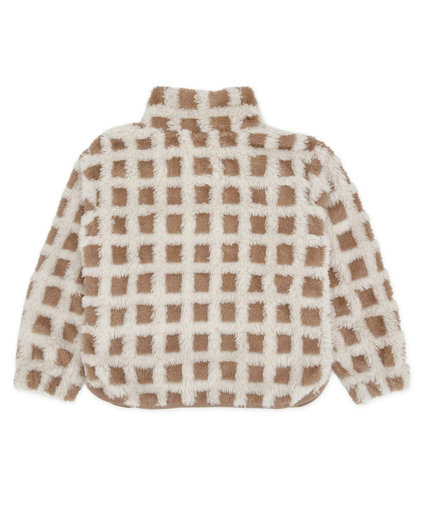 Parker Sherpa Jacket - Saddle