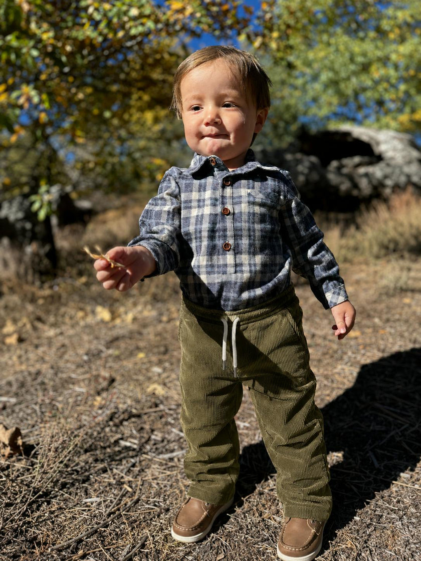 ARLO cord olive joggers