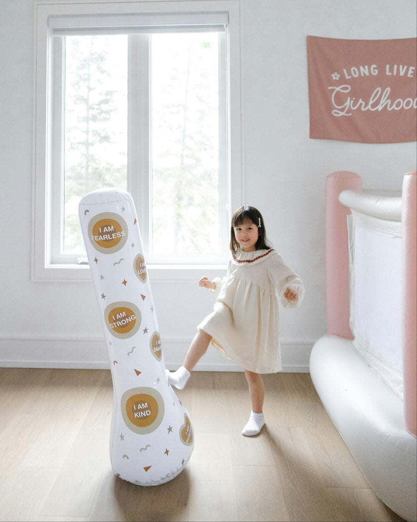Magic Puncher - Inflatable Punching Bag for Kids with Positive Affirmations