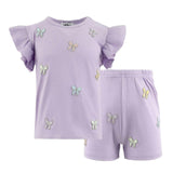 Lavender Pretty Bows Short Set