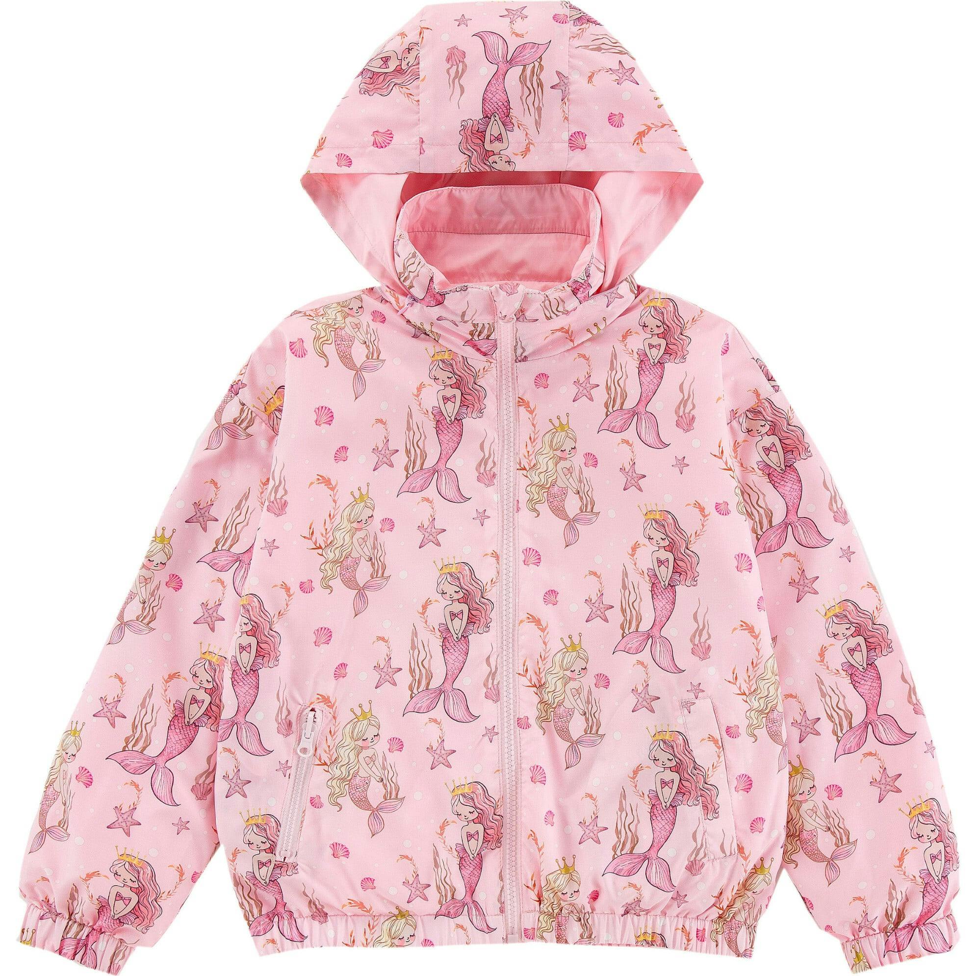 Max Reversible Rain Jacket Windbreaker, Mermaids