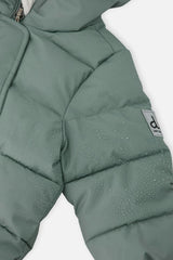 Baby Cloud One Piece Snowsuit Adapted For Car Seats Sage Green