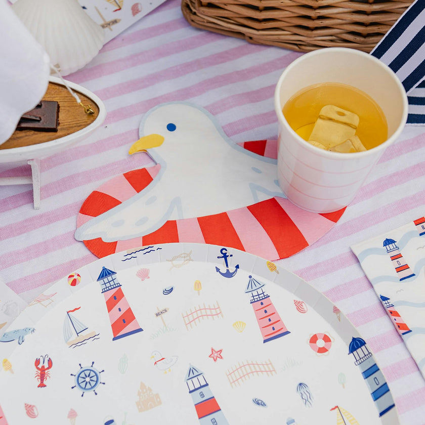 Seaside Seagull Guest Napkins