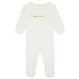 Velour Patch Footie