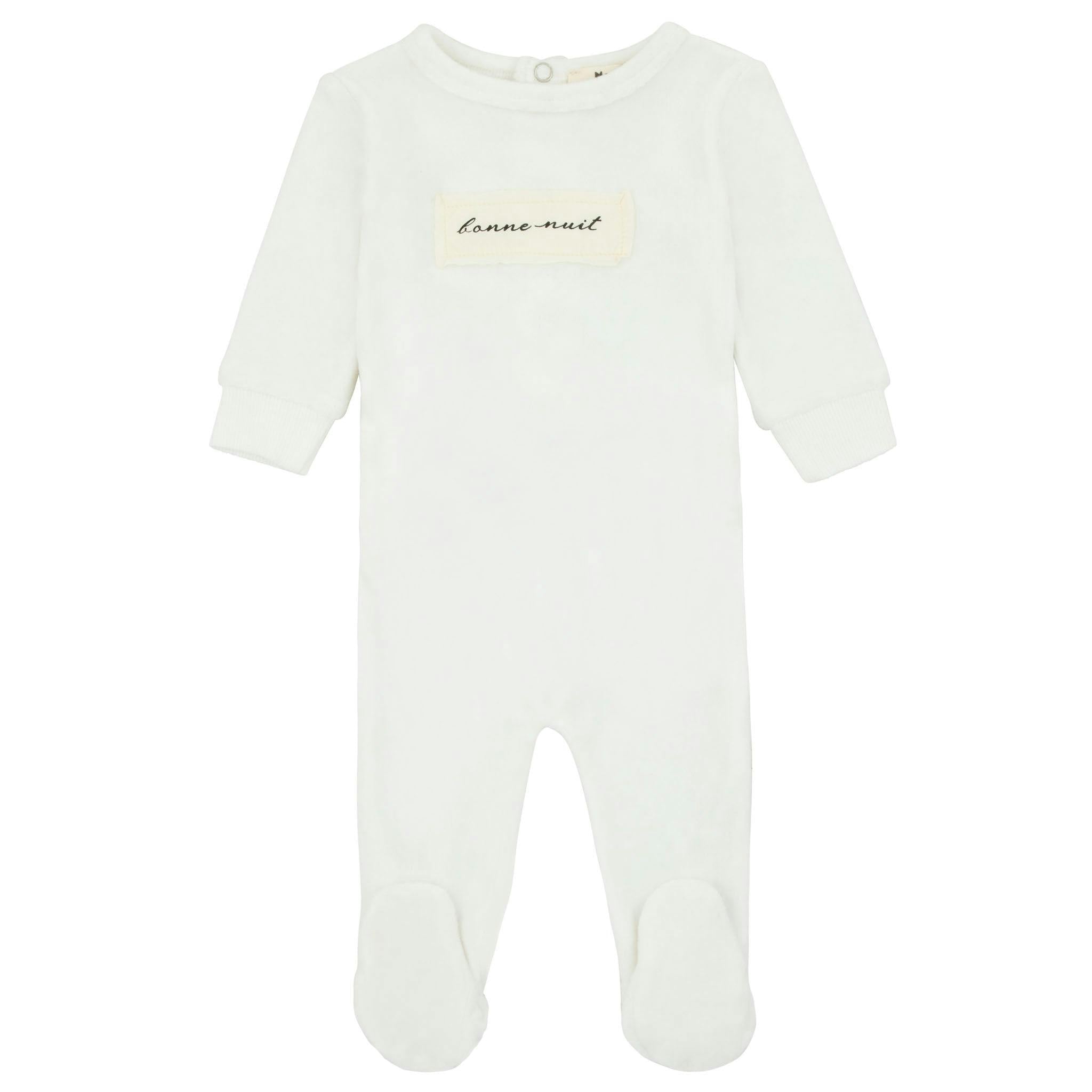 Velour Patch Footie