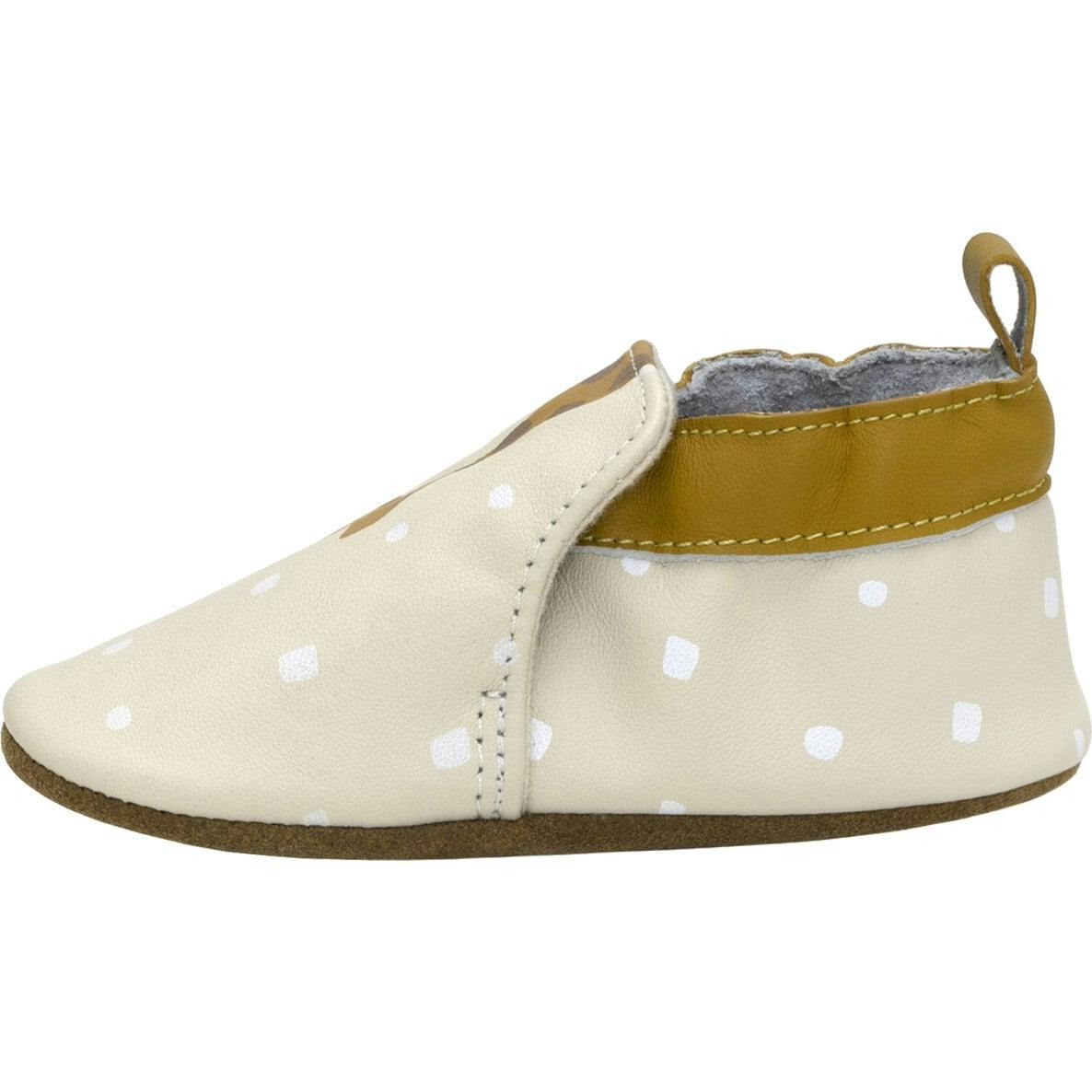 Spotted A Cutie Soft Soles in Beige