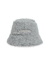 adult merino wool bucket hat - stone grey