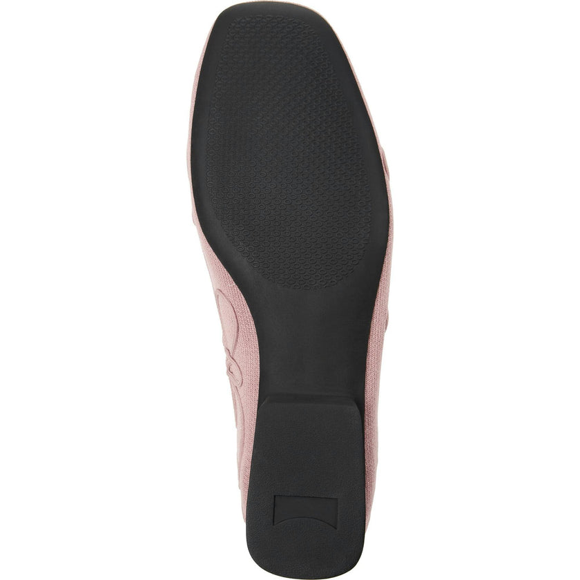 Women's Twins Textile Square Toes Ballerina Shoes