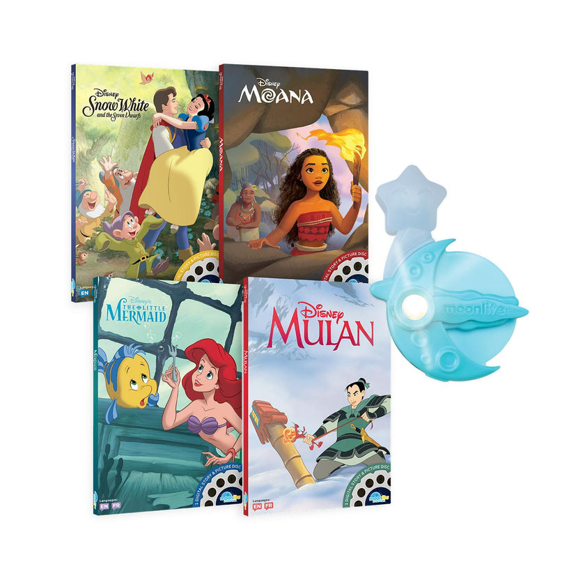 Disney Princess 4-Story Collection with Projector
