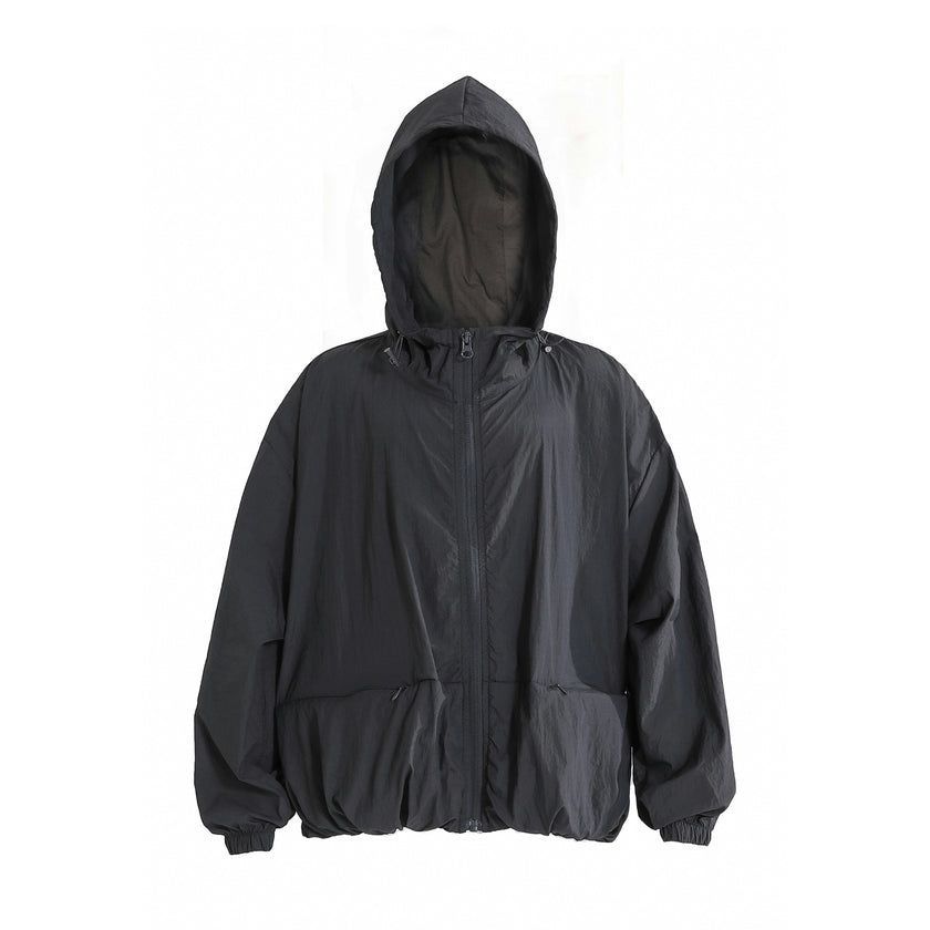 Black Hooded Jacket