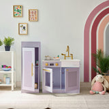 Teamson Kids Little Chef Chester Wooden Play Kitchen with 12 Accessories