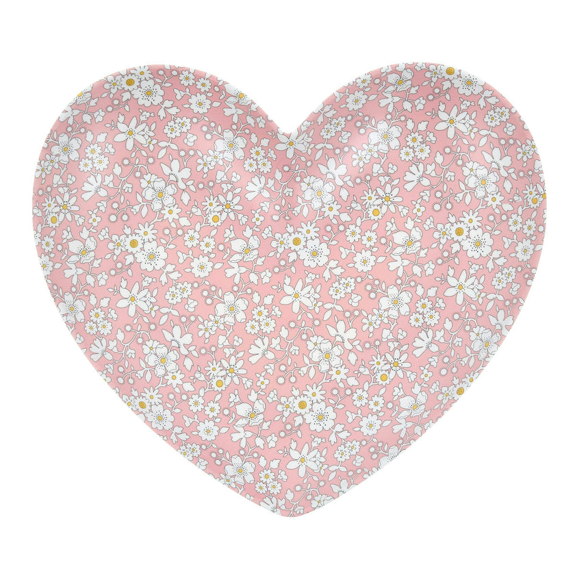 Meri Meri x Liberty Mixed Set Reusable Heart Plates