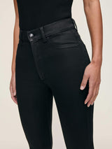 Bridget Boot High Rise Instasculpt™ Crop Jeans Black Coated