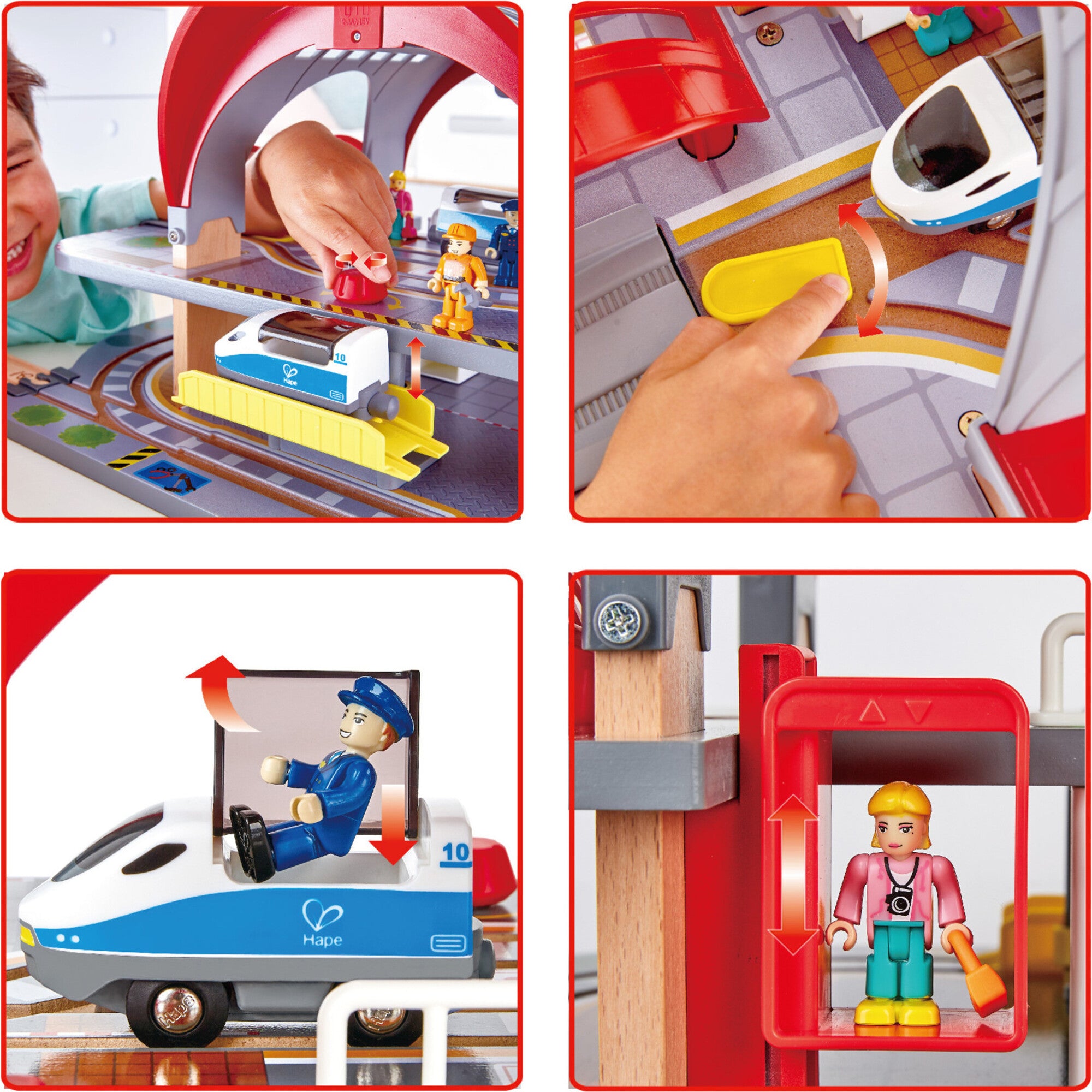 Grand City Station Light & Sound Railway Set