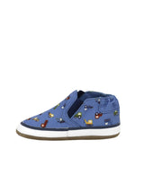 I Love Trucks Med Blue Soft Sole