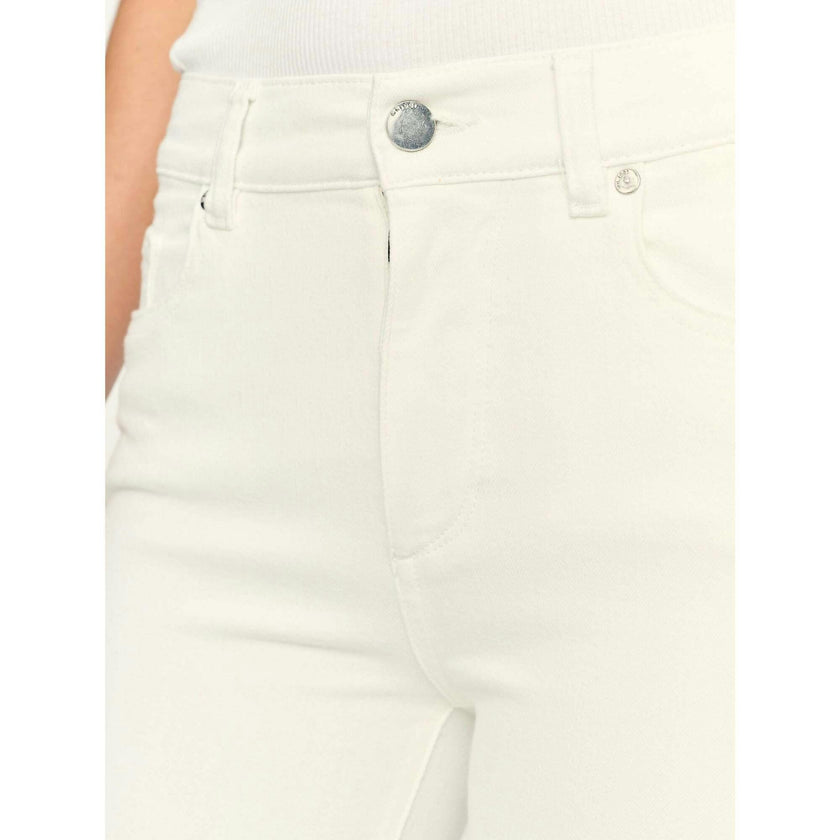 Mara Straight Mid Rise Instasculpt 27" Jeans | White