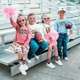 Football Love Patch Sweatshirt - Natural