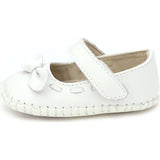 Clara Leather Bow Crib Mary Jane (Infant)