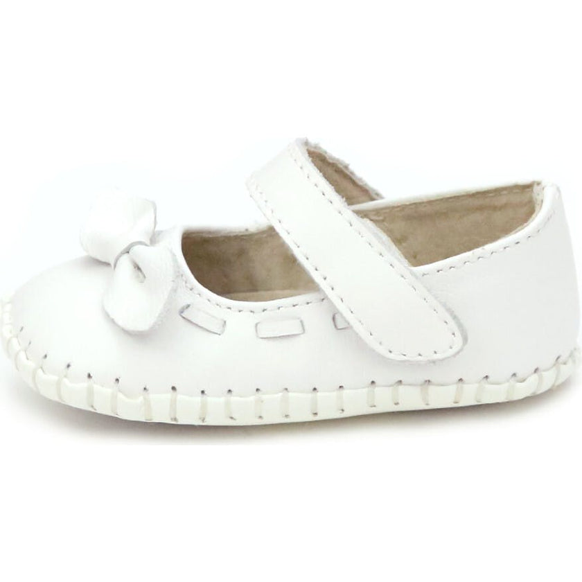 Clara Leather Bow Crib Mary Jane (Infant)
